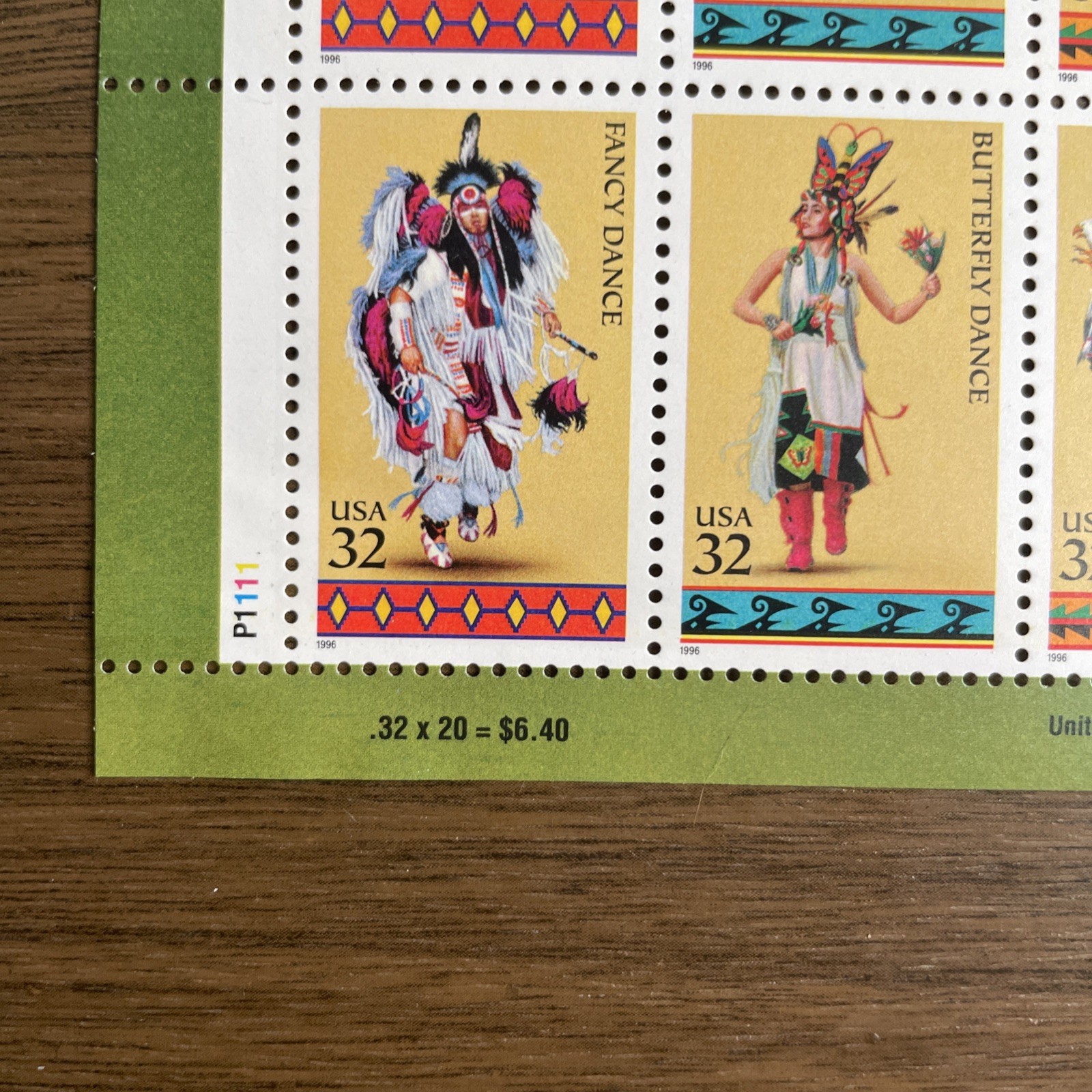 60 32¢ US Stamps of American Indian Dances Prehistorical Animas and POW MIA Lot