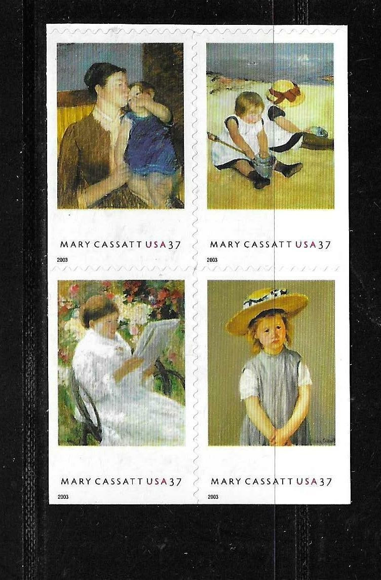 USA SC # 3807a Mary Cassatt . MNH
