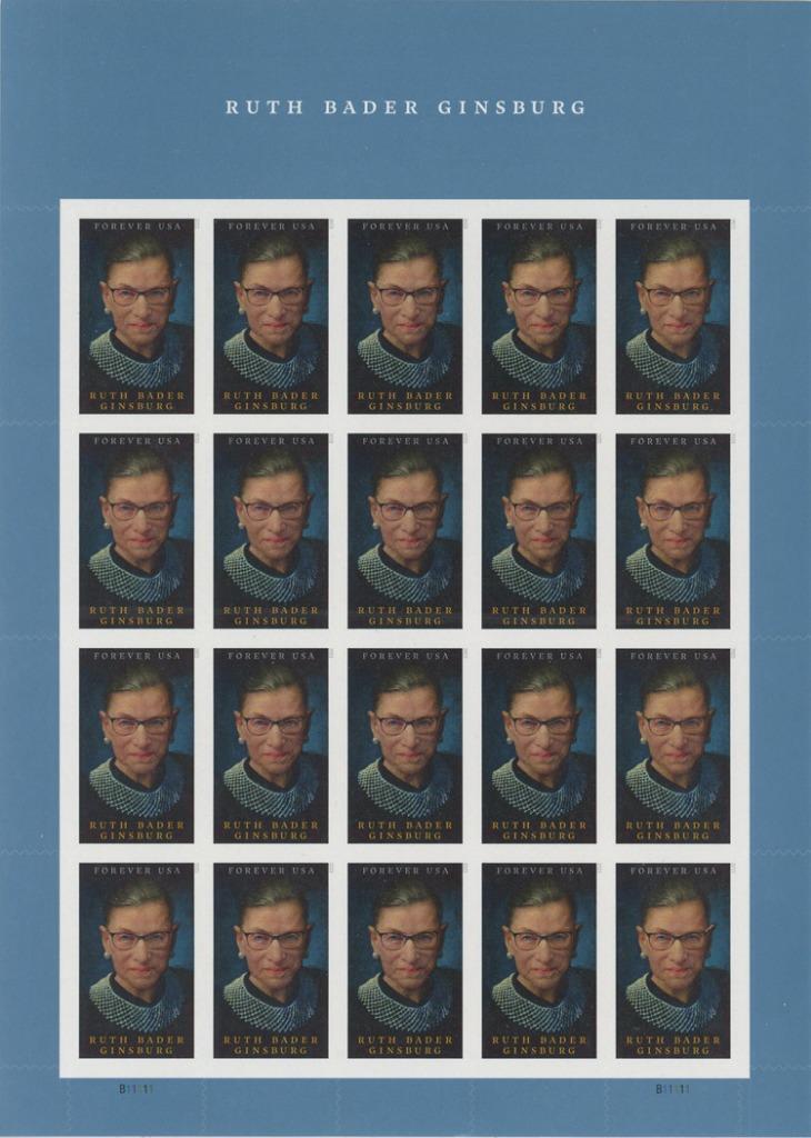 US SCOTT 5821 SHEET OF 20 RUTH BADER GINSBERG FOREVER STAMPS MNH
