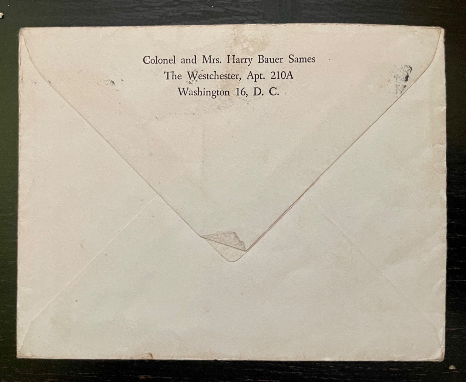 1961 USA Abraham Lincoln 4¢ Pair Airmail Cover – DC to American Embassy