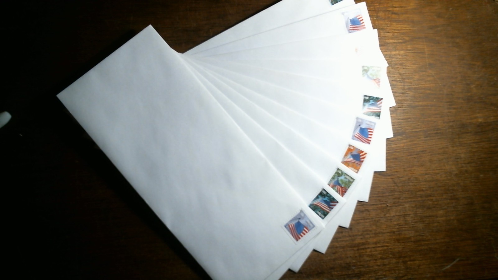 D 10 FOREVER PRESTAMPED LICK STICK # 10 ENVELOPES FREE PRIORITY S/H