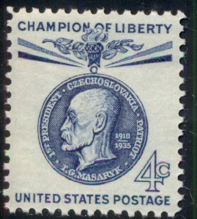 #1147, 4¢ T.G. MASARYK CHAMP. OF LIBERTY LOT 400 MINT STAMPS SPICE YOUR MAILINGS