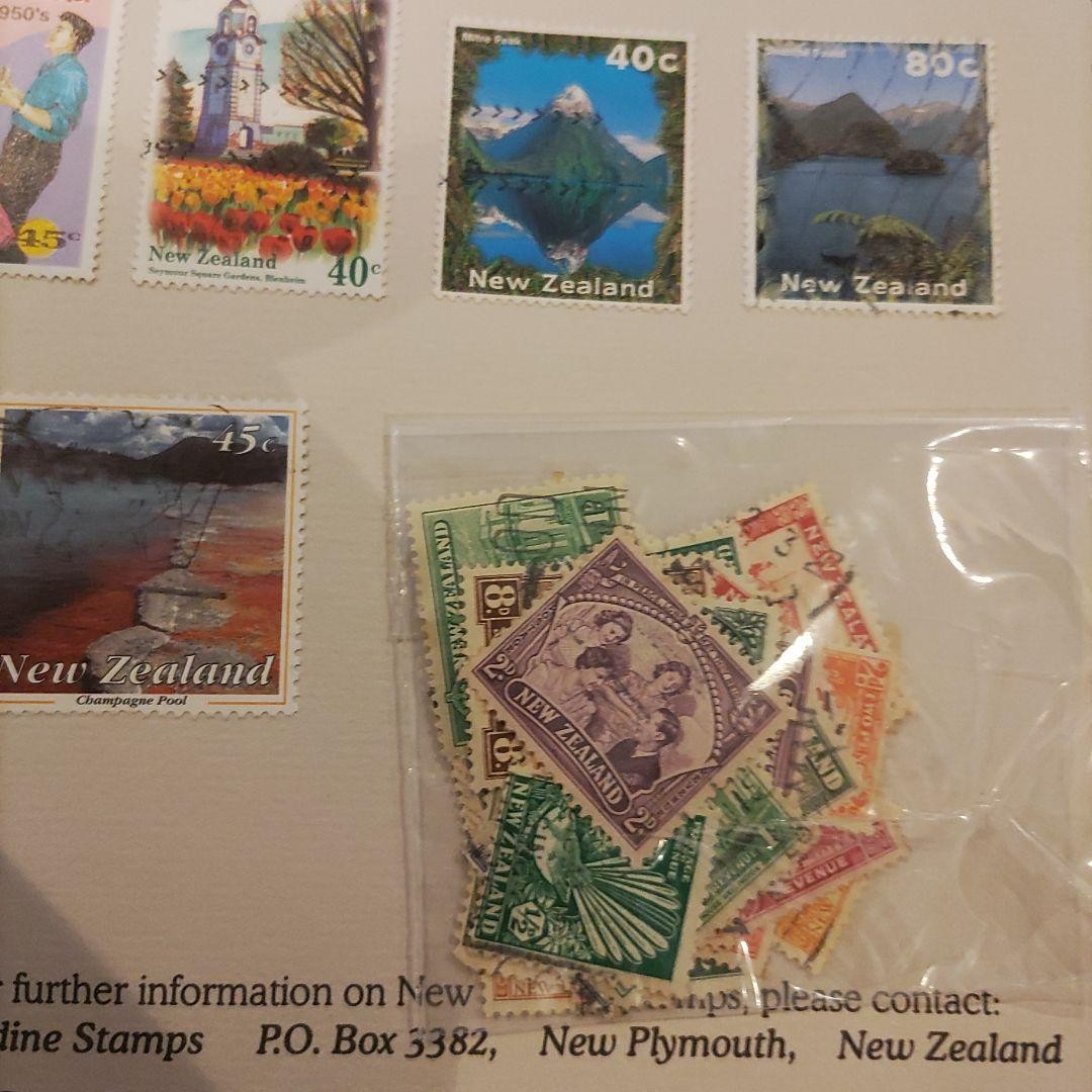New Zealand souvenir stamps 2 sheets
