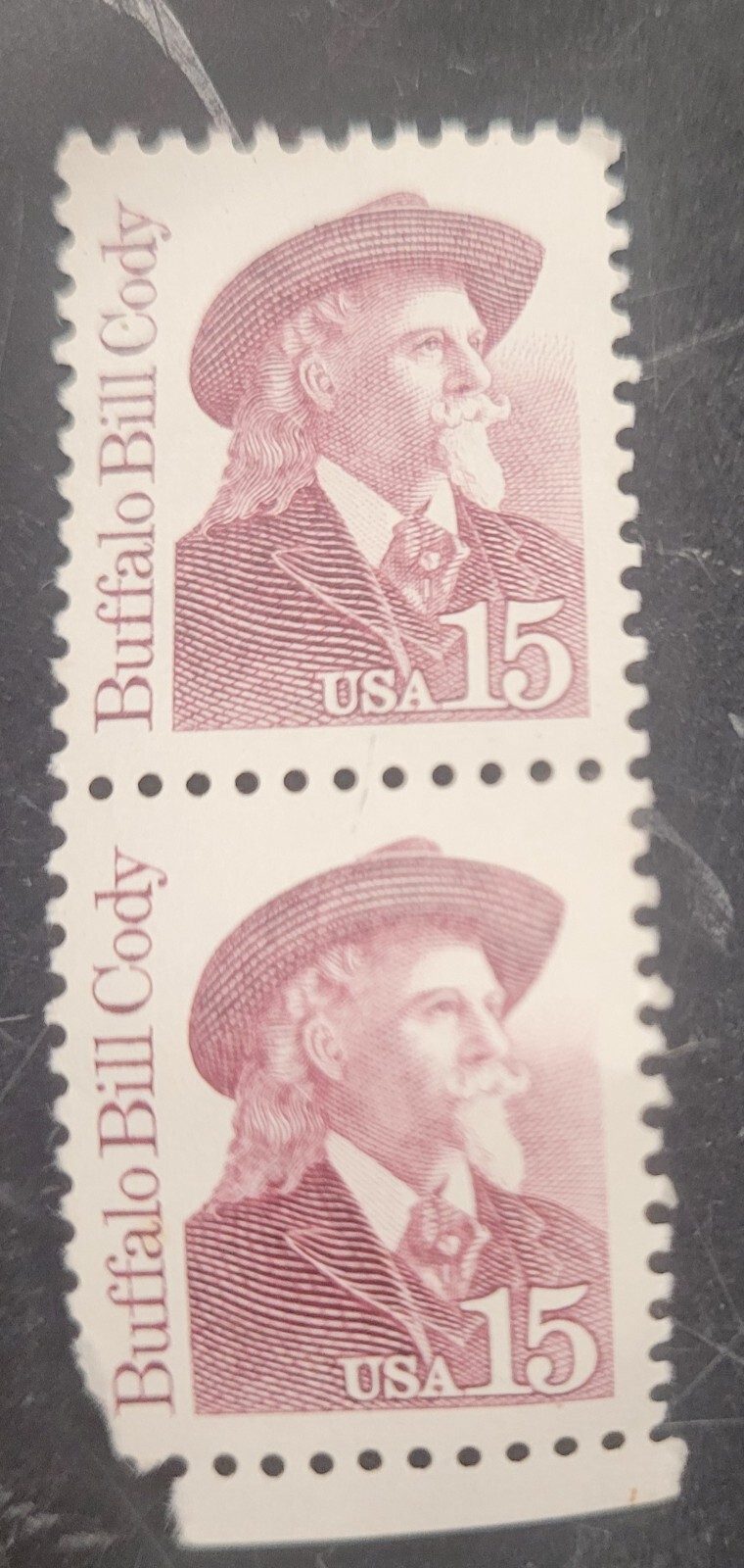 7 Older Stamps FDR $.06 Buffalo Bill $0.15 Sinclair Lewis $0.14 Cog Railway $.20