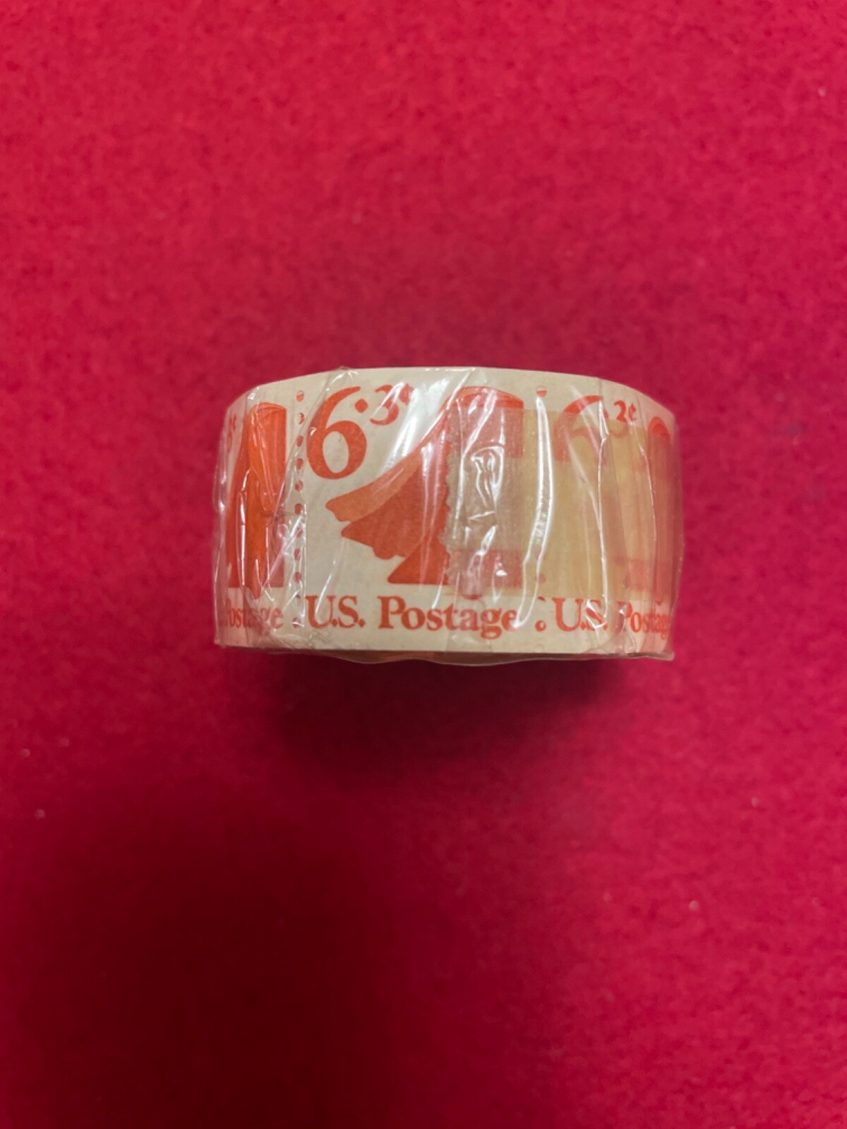 RARE 1518 6.3CENT STAMPS 500 STAMP COIL ROLL ORIGINAL WRAPPING