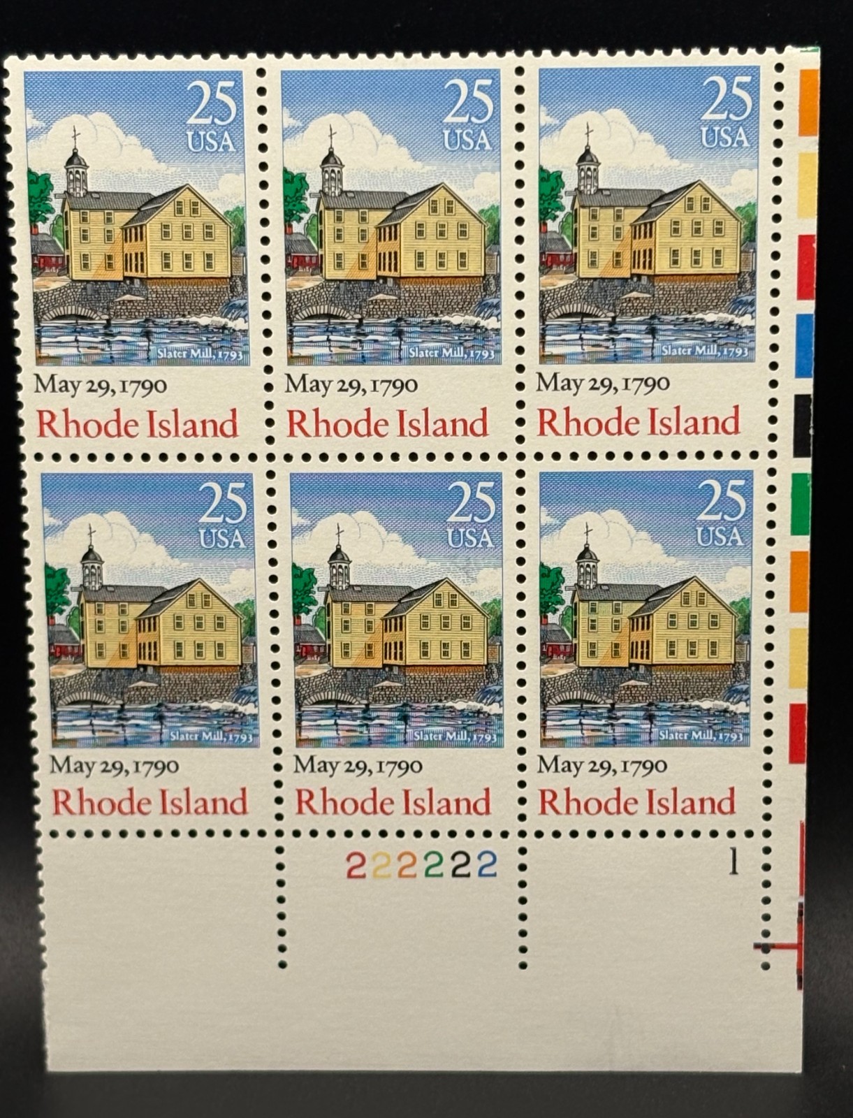 Multiple sets of Plate Block US Postage Stamps from the 90s (2)