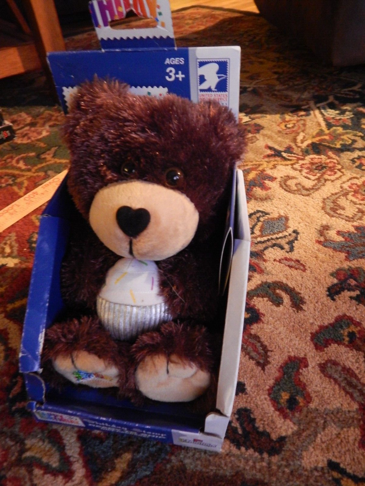 USPS ~ 39c Happy Birthday Stamp ~ Plush Bear & Cupcake ~ 2012 Ltd Promo
