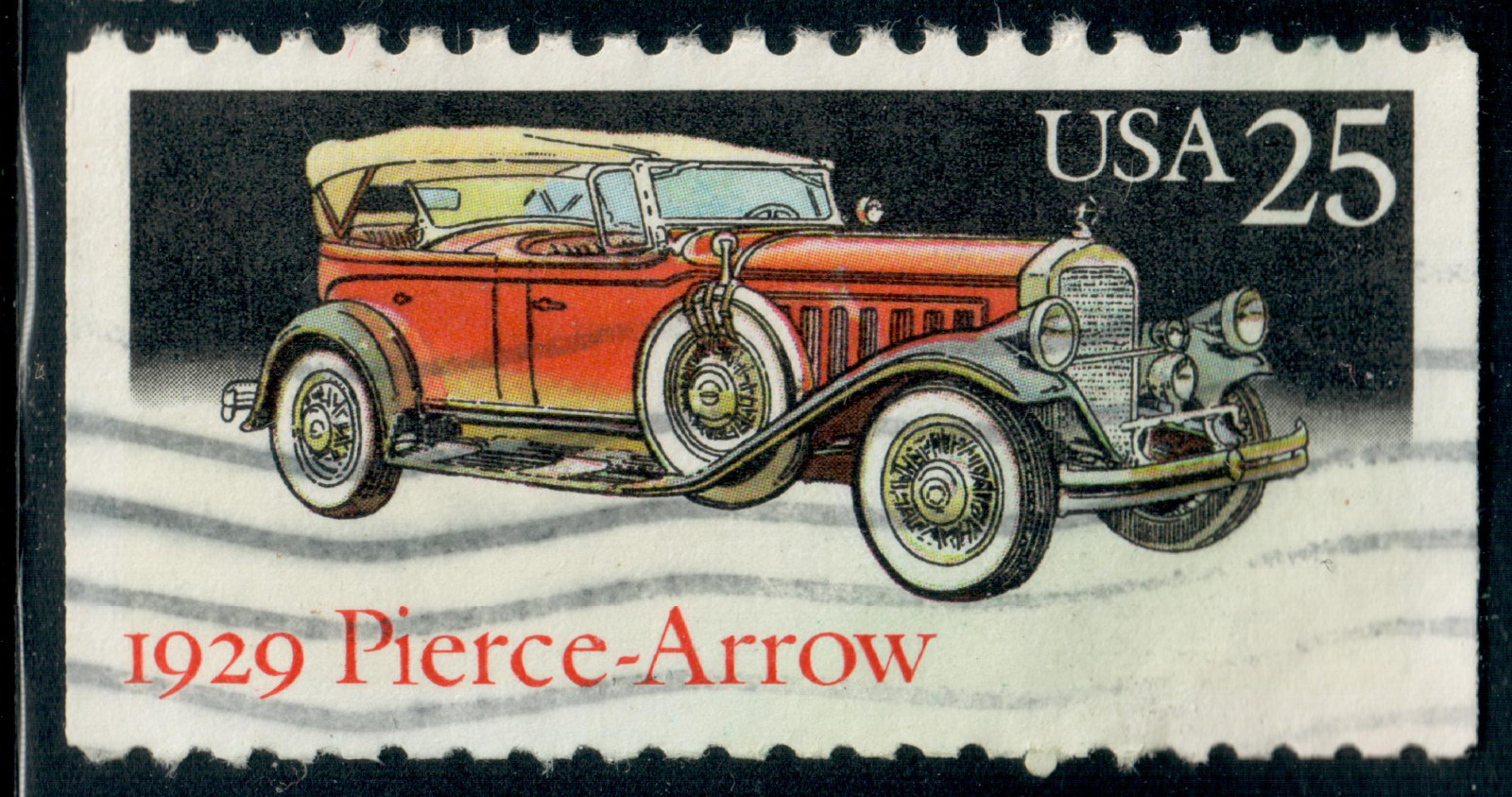 USA – 1988 – Classic Cars Booklet Issue – Pierce-Arrow – 25¢ – #3733
