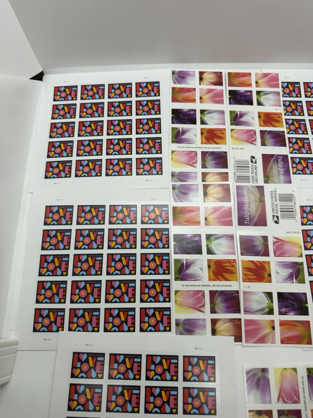 USPS Forever Stamps Mixed Lot (10) Booklets (200 PCS)-