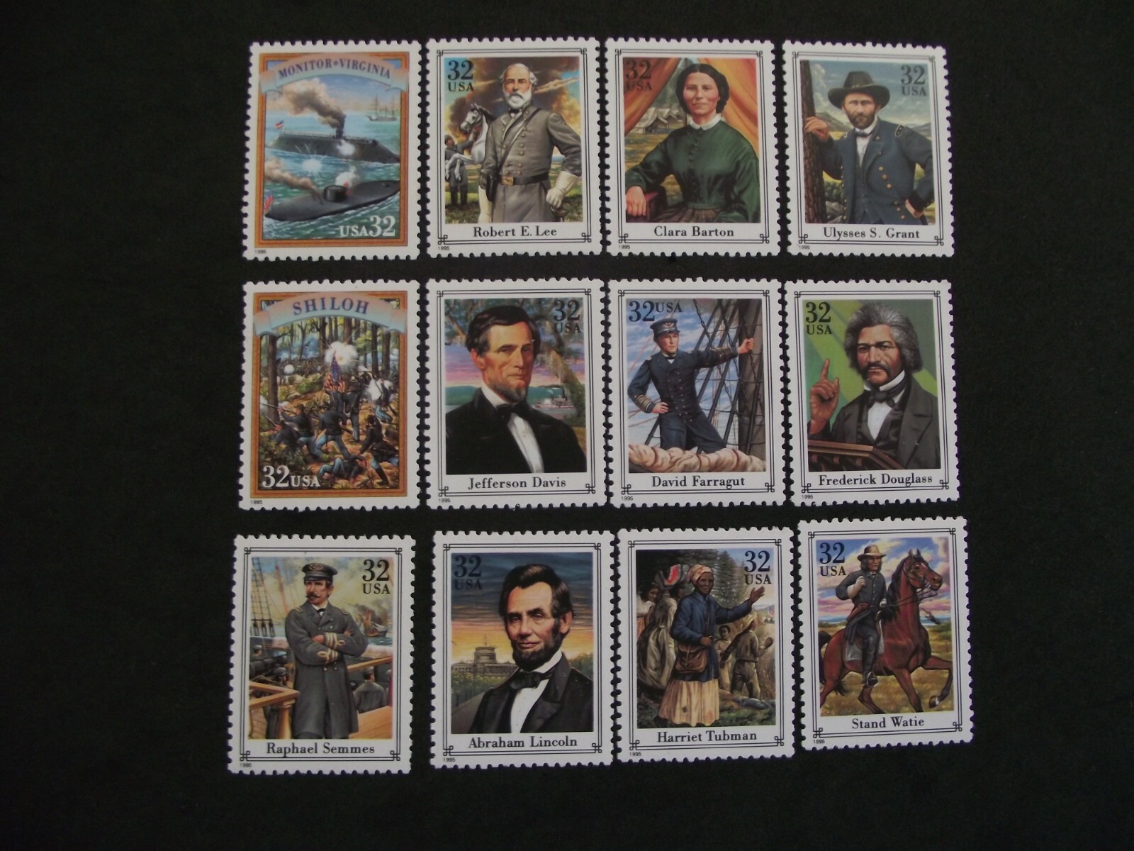 United States 1995 150th Anniv. of End of American Civil War. MNH set.