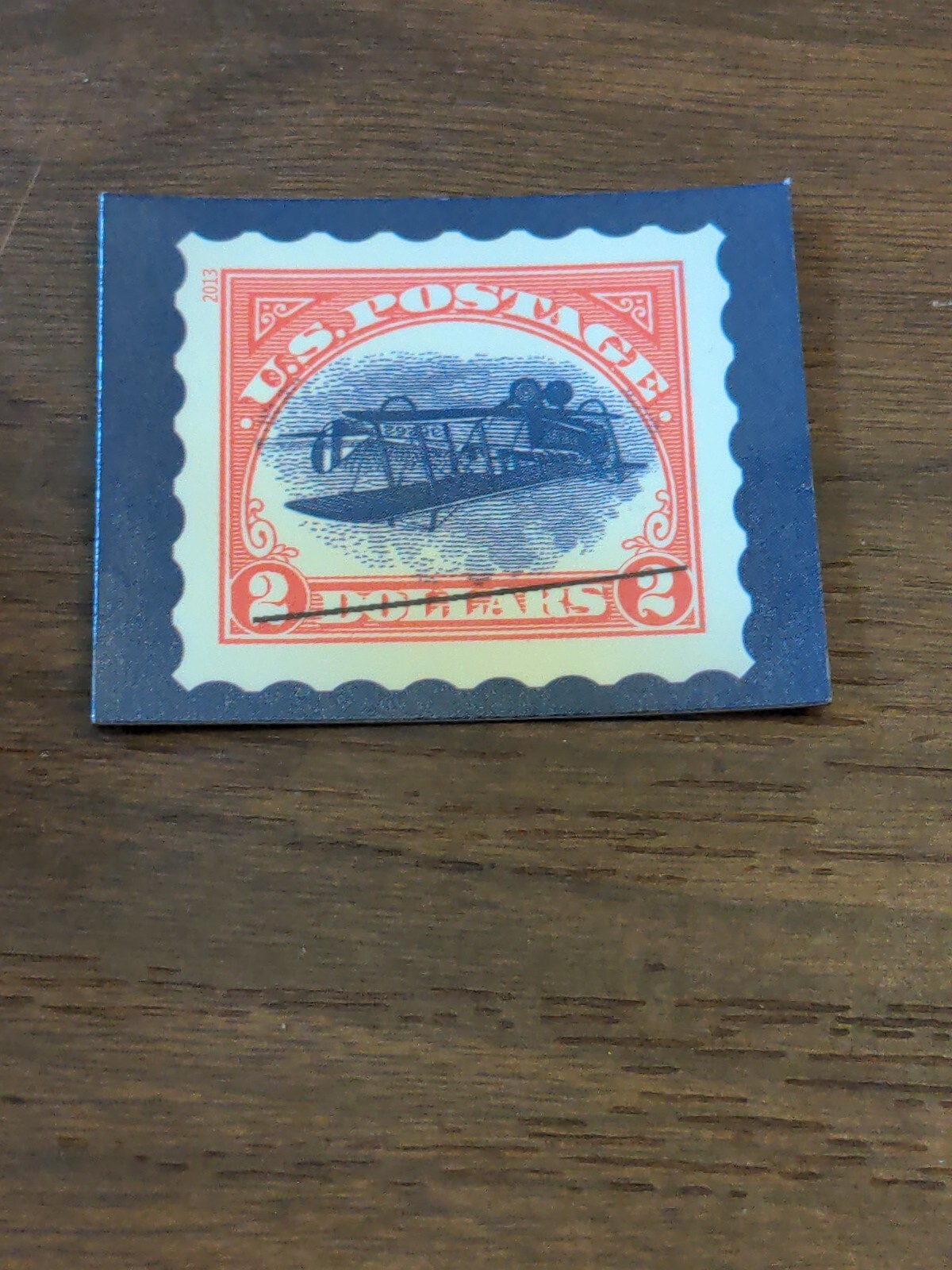 USPS Inverted Jenny Plane $2 MAGNET STAMP 2013
