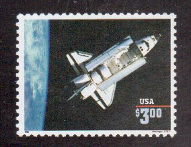 Scott # 2544….$3.00…Spaceship….MNH @FV+ $1