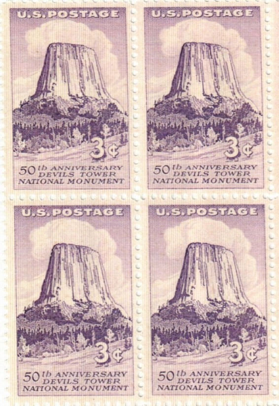 United States Devils Tower National Monument 3¢ Postage Stamp #1084 Pack of 100