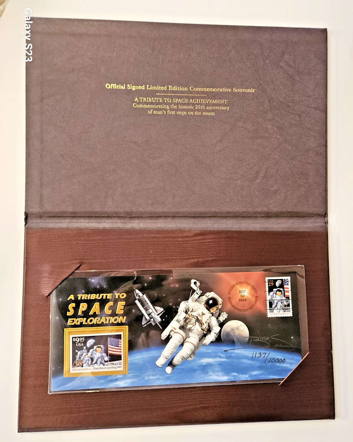 A Tribute to Space Achievement Exploration Commemorative Souvenir Man on Moon 25