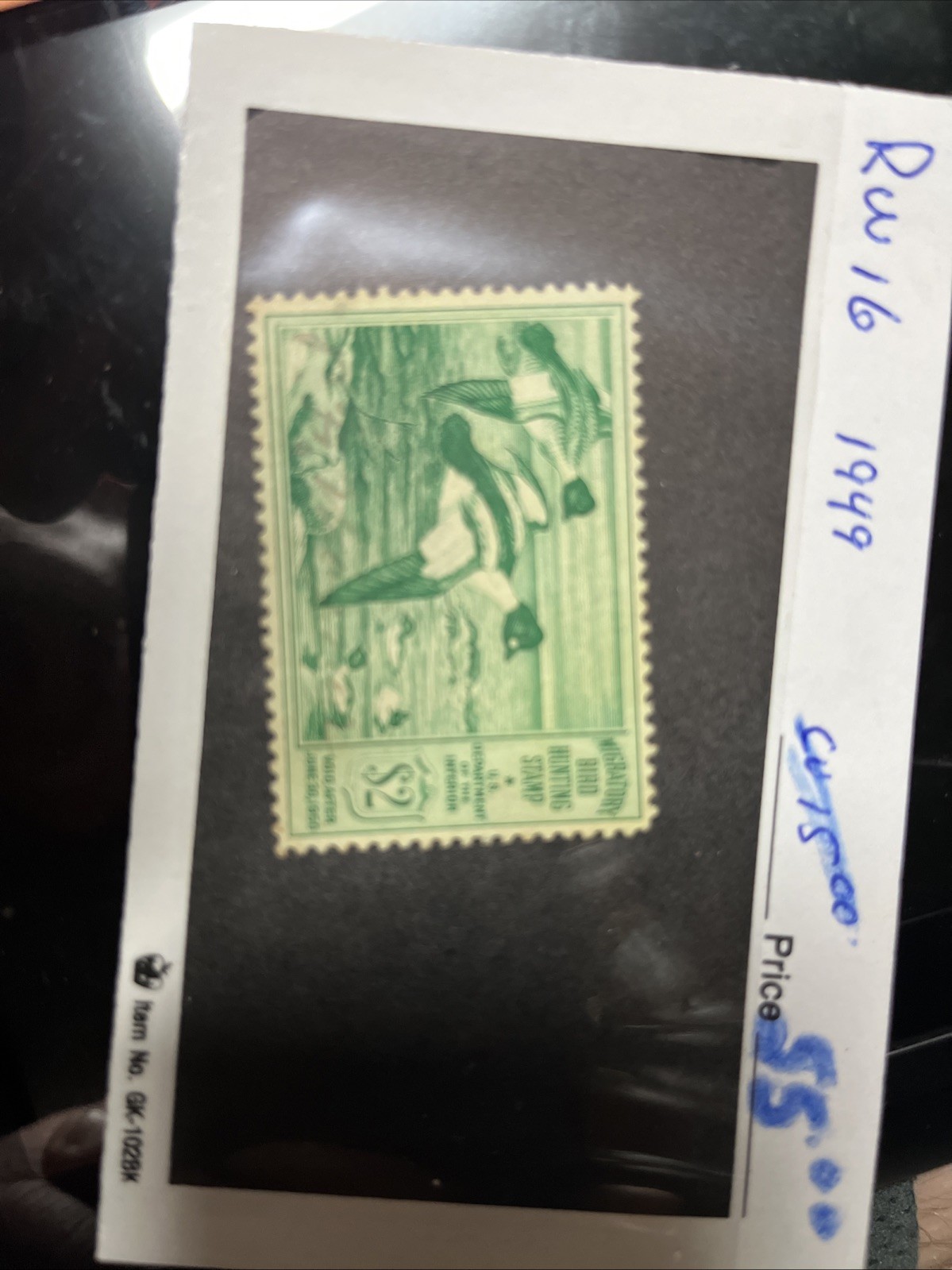U.S. Dept of Agriculture. Duck Hunting Stamp. Mint Never Hinged