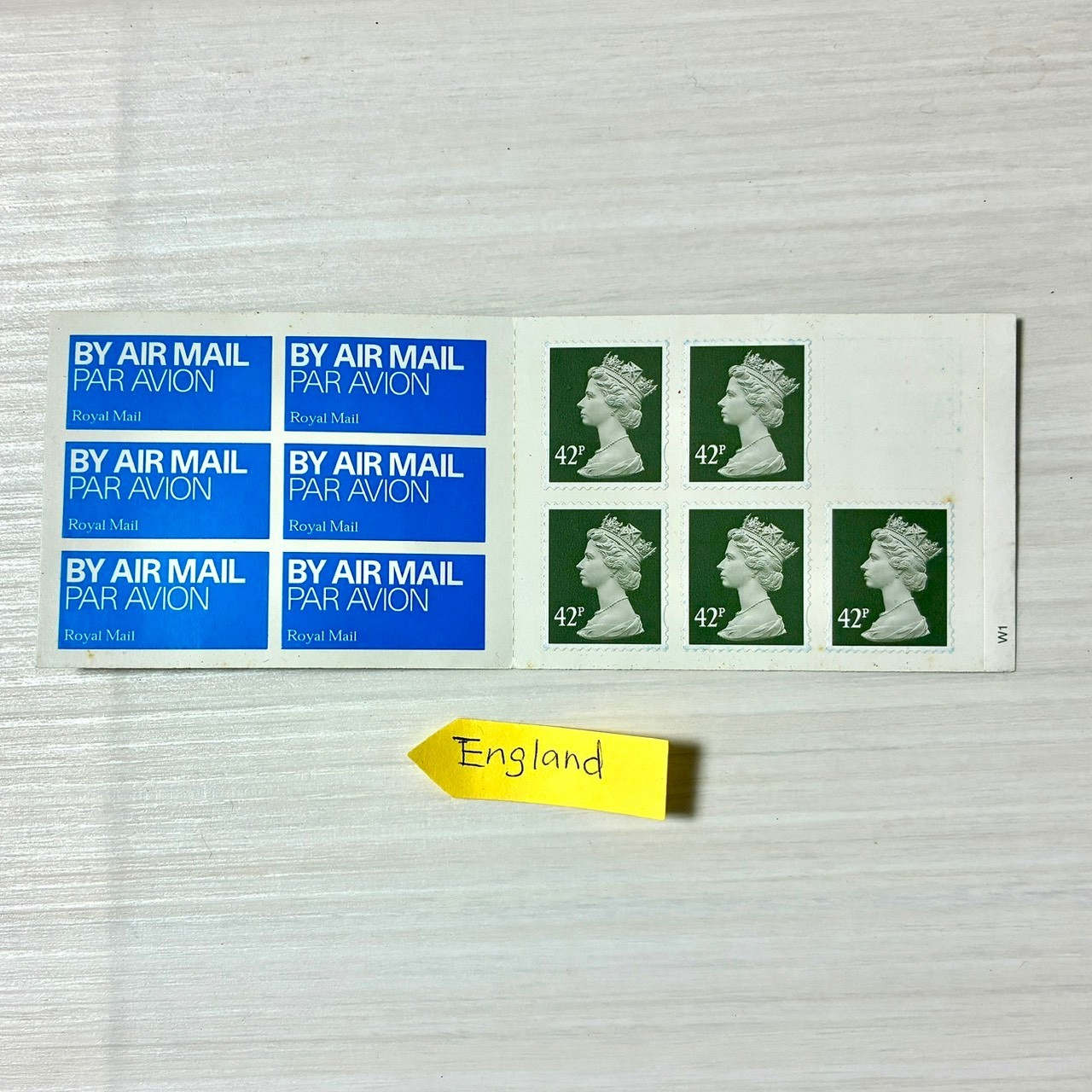 Unused Foreign Postage Stamp Collection – England, Spain, Italy, Sweden, Myanmar
