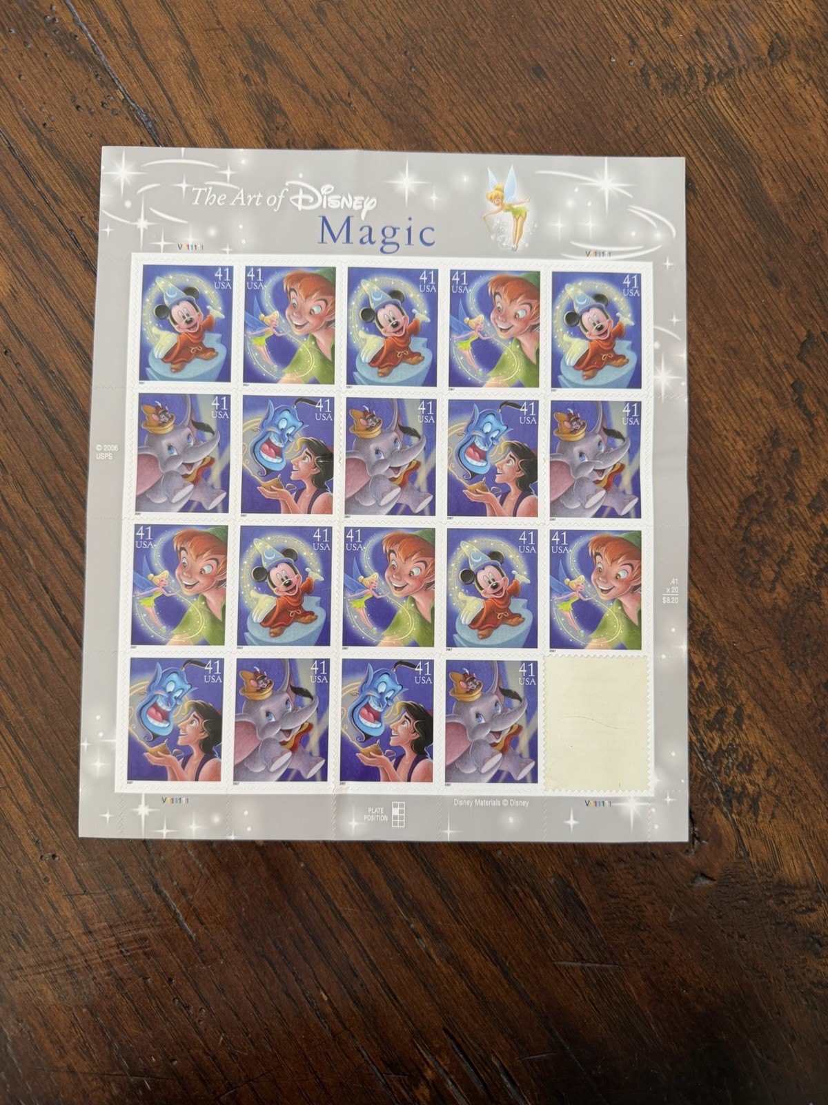 Disney Vintage Postage Stamps