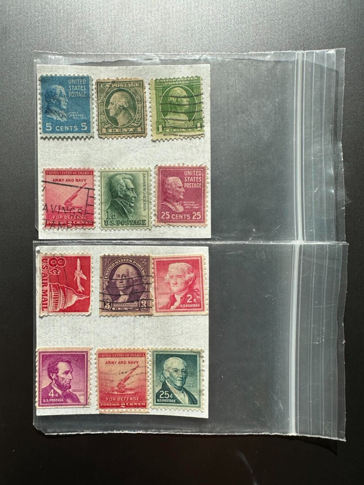 United State Rare Discontinued Postage Stamps Lot of 8