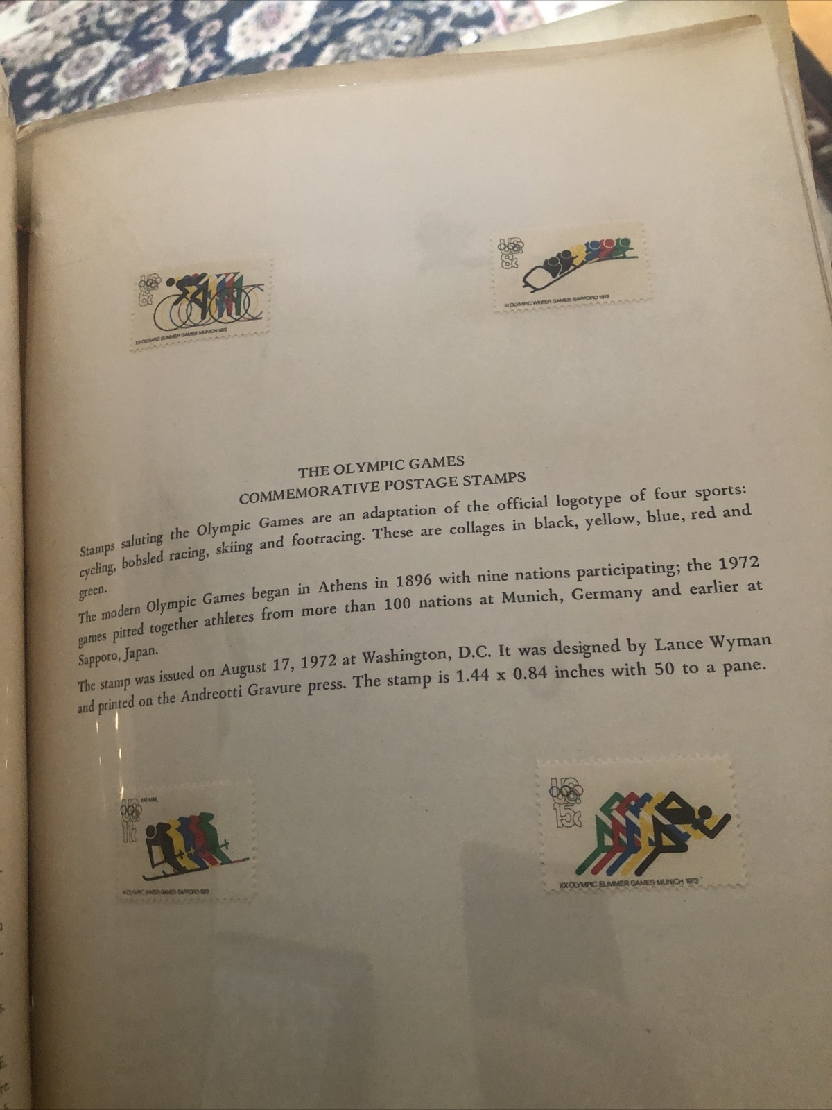 Happy holidays 1972 US stamps summary rare postmaster stamp collection Gift Rare