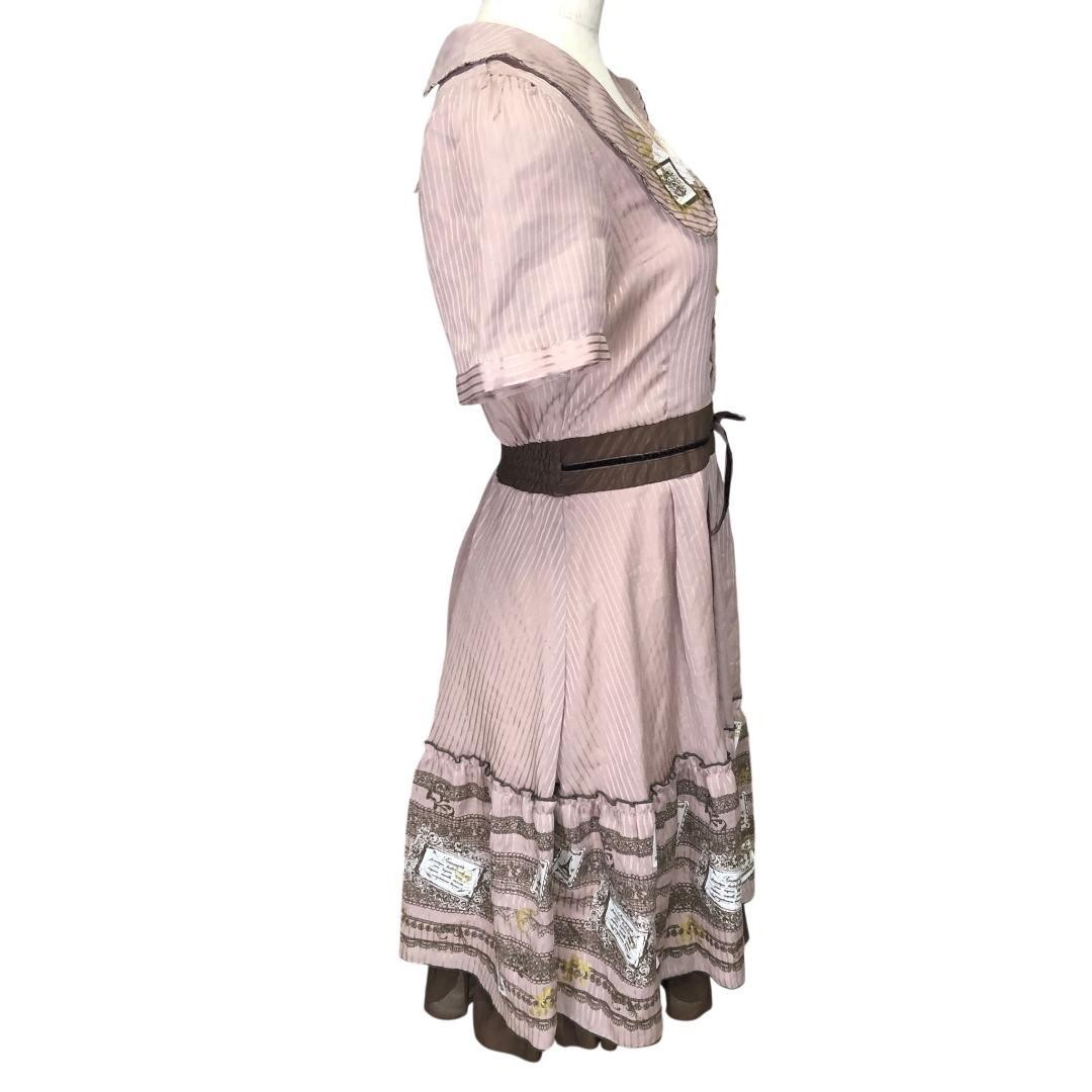 axes femme Frill Lace Dress M Pink