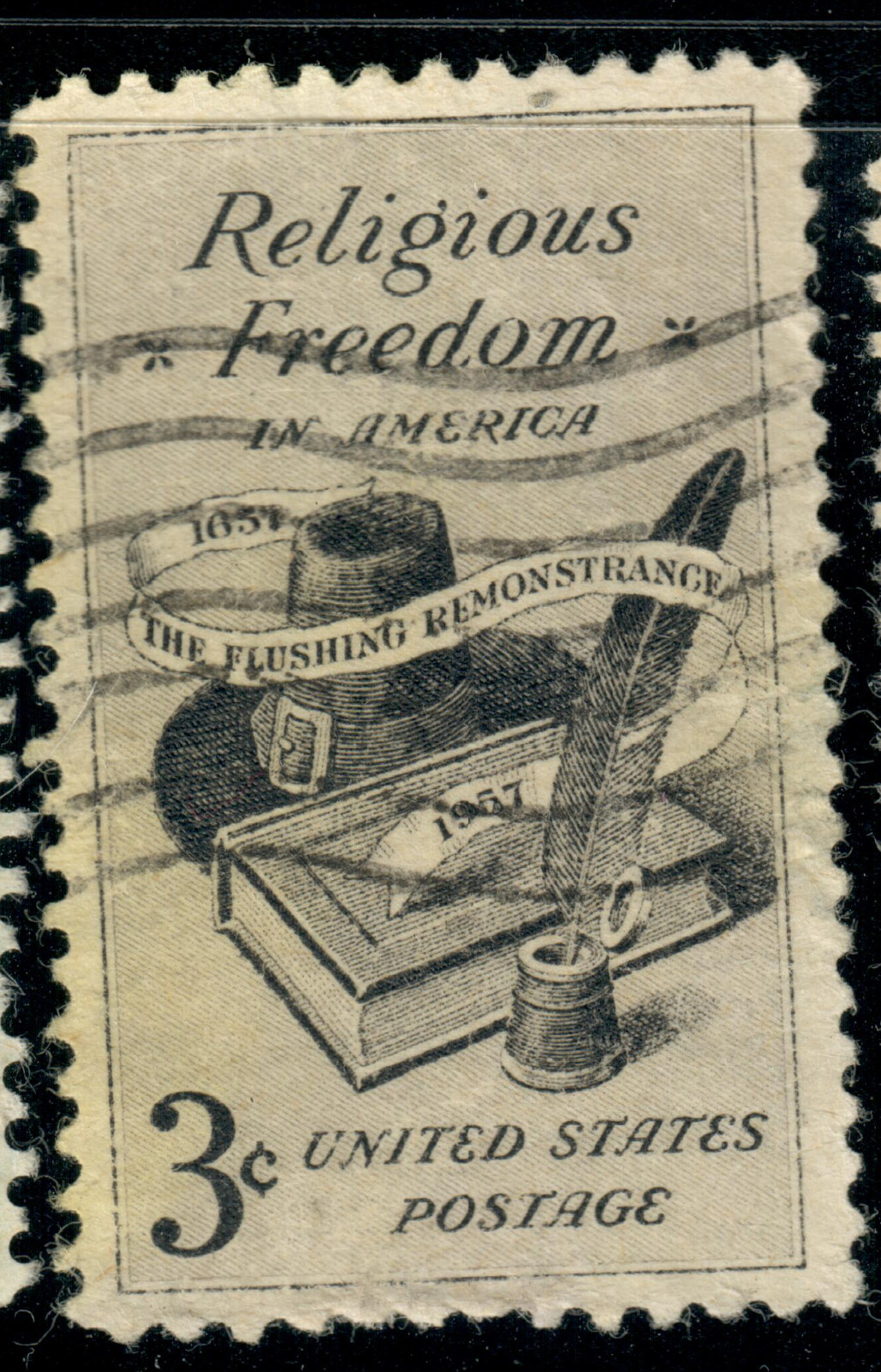 USA – 1957 – Religious Freedom – 3¢ – #2870
