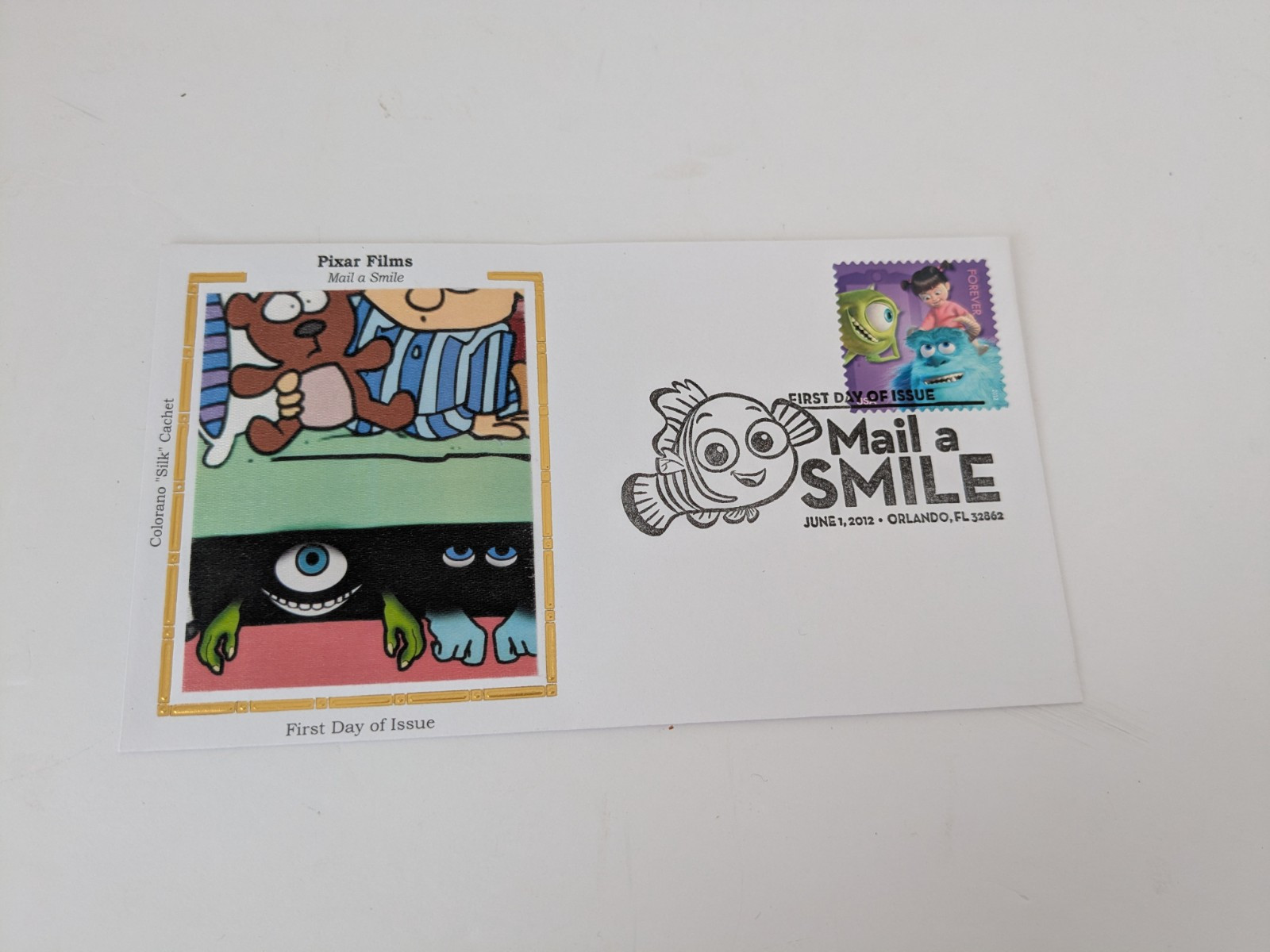 Pixar Films First Day Postage Stamp Lot of 5 Incredibles, Nemo, Ants, Toy Story