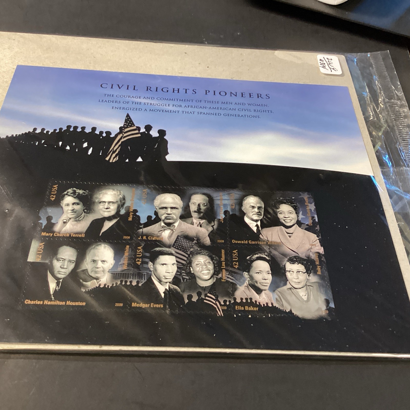 Scott #4384 Civil Right Pioneers 42 Cent MNH Pane Of 6 Stamps-2009-NIP-US