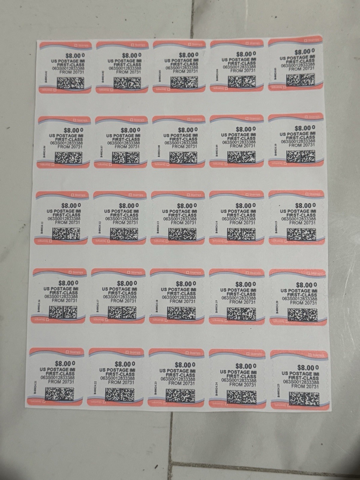 Discount Stamps $8.00 Stamps Face Value 4 Sheets Plus 15 Single Stamps Free!