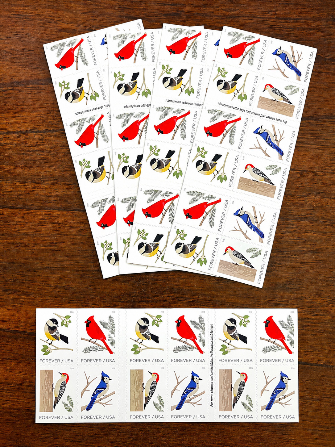 100 Genuine USPS Forever Stamps Unused 5 Sheets of 20 Booklet of 100