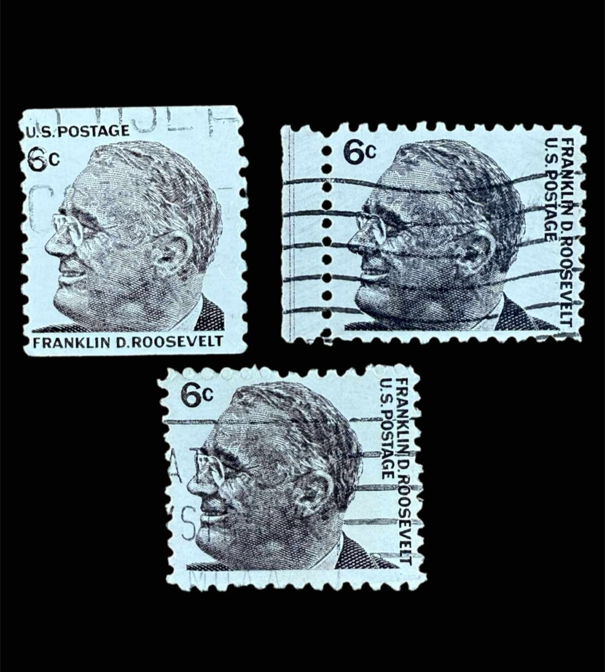 Vintage Stamps – 1968 6c Prominent Americans: Franklin D. Roosevelt