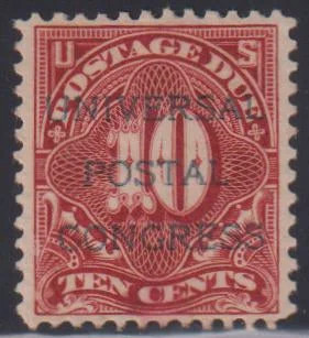 US Postage Dues #J42S MintHinged F – VF
