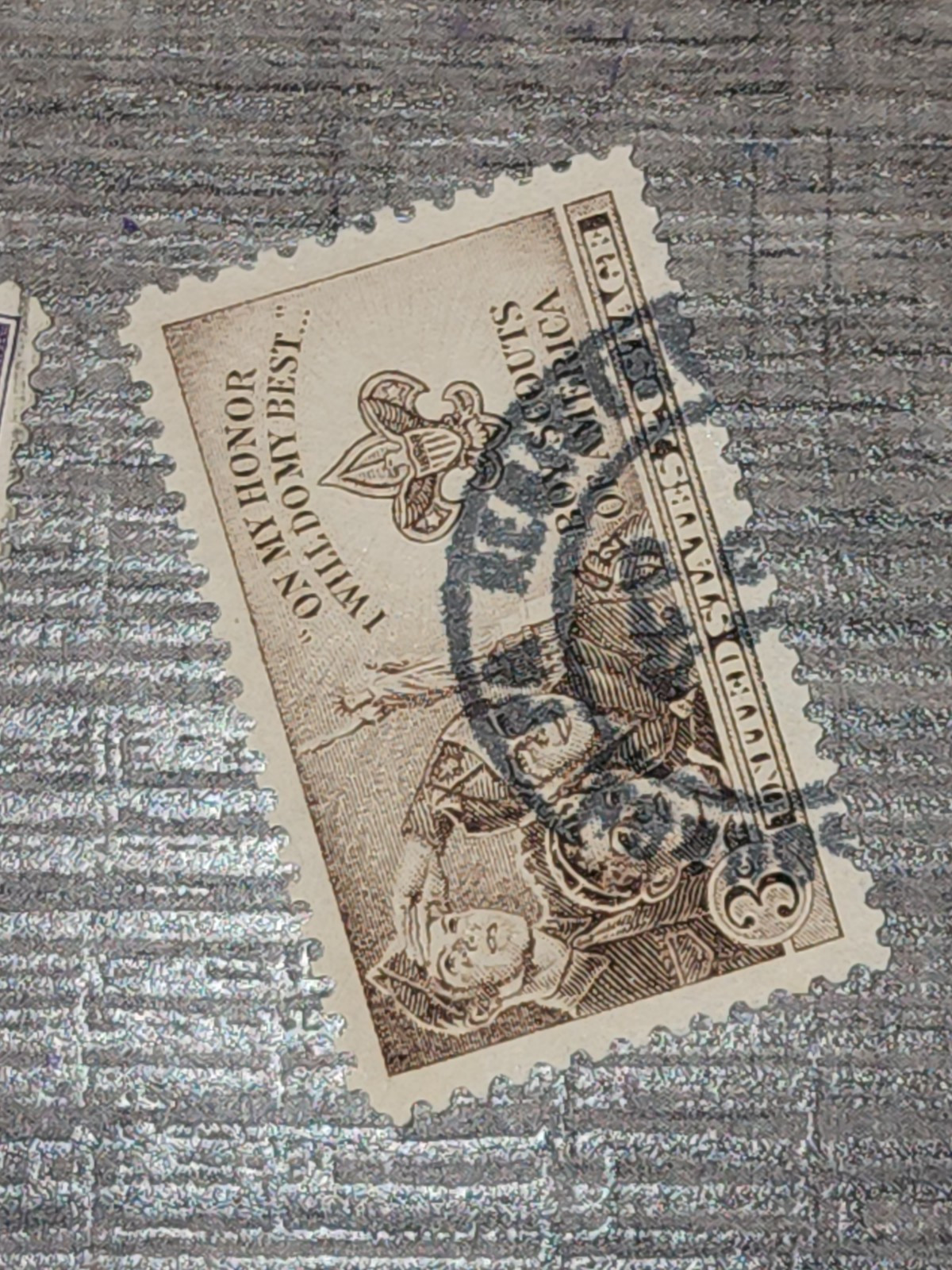 Sc# 995 – 1950 3c Boy Scouts of America USA Used Stamp – #E570