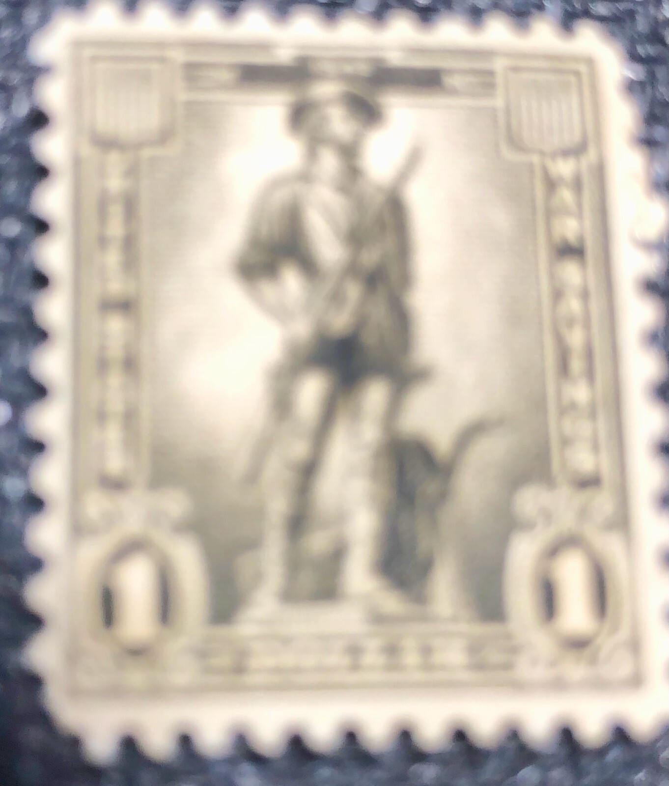 United States War Bond Minute Man stamps