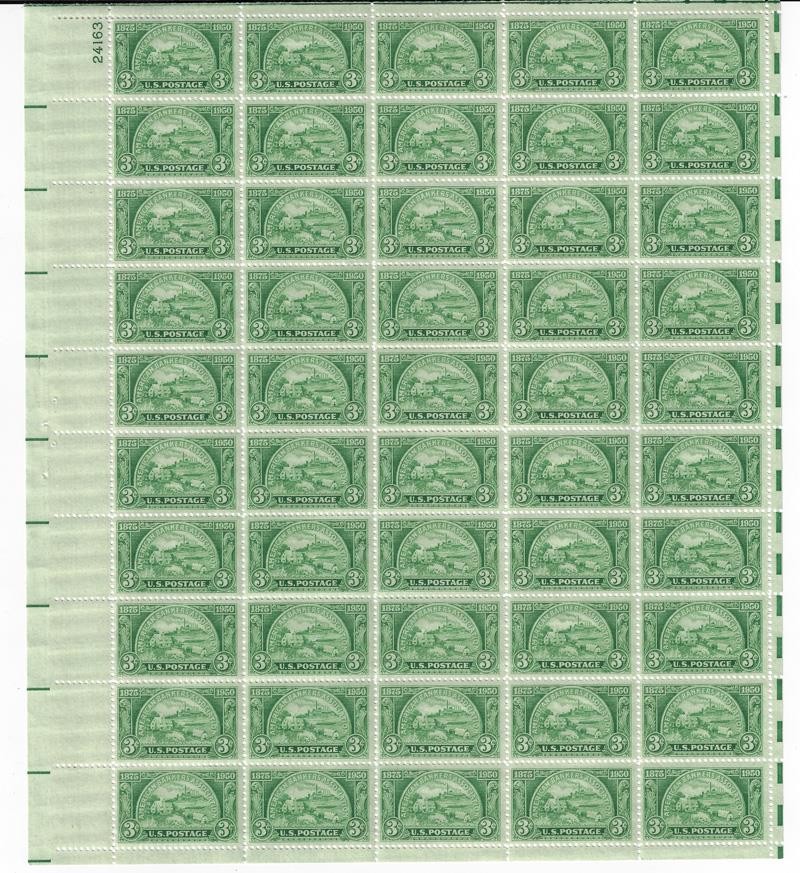 US SCOTT 987 SHEET OF 50 AMERICAN BANKERS ASSOCIATION 3 CENT FACE MNH
