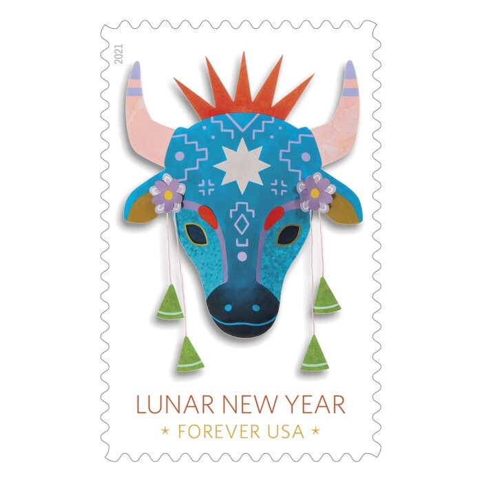 2021 LUNAR NEW YEAR OF THE OX Sheet of 20 Forever Stamps MNH #5556