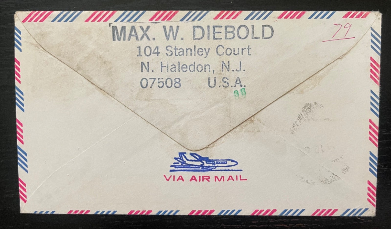Vintage 1979 Airmail Cover from USA to Nepal | Olympics & Special Olympics Stamp