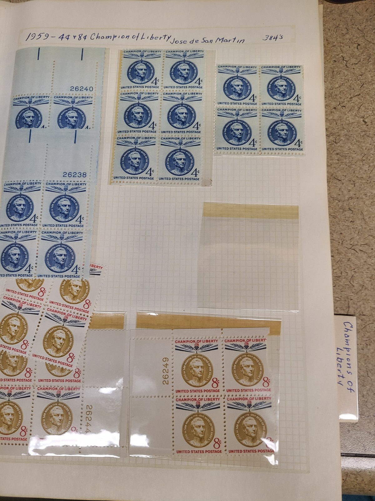 Lot of 156 1950’s Postage Stamps
