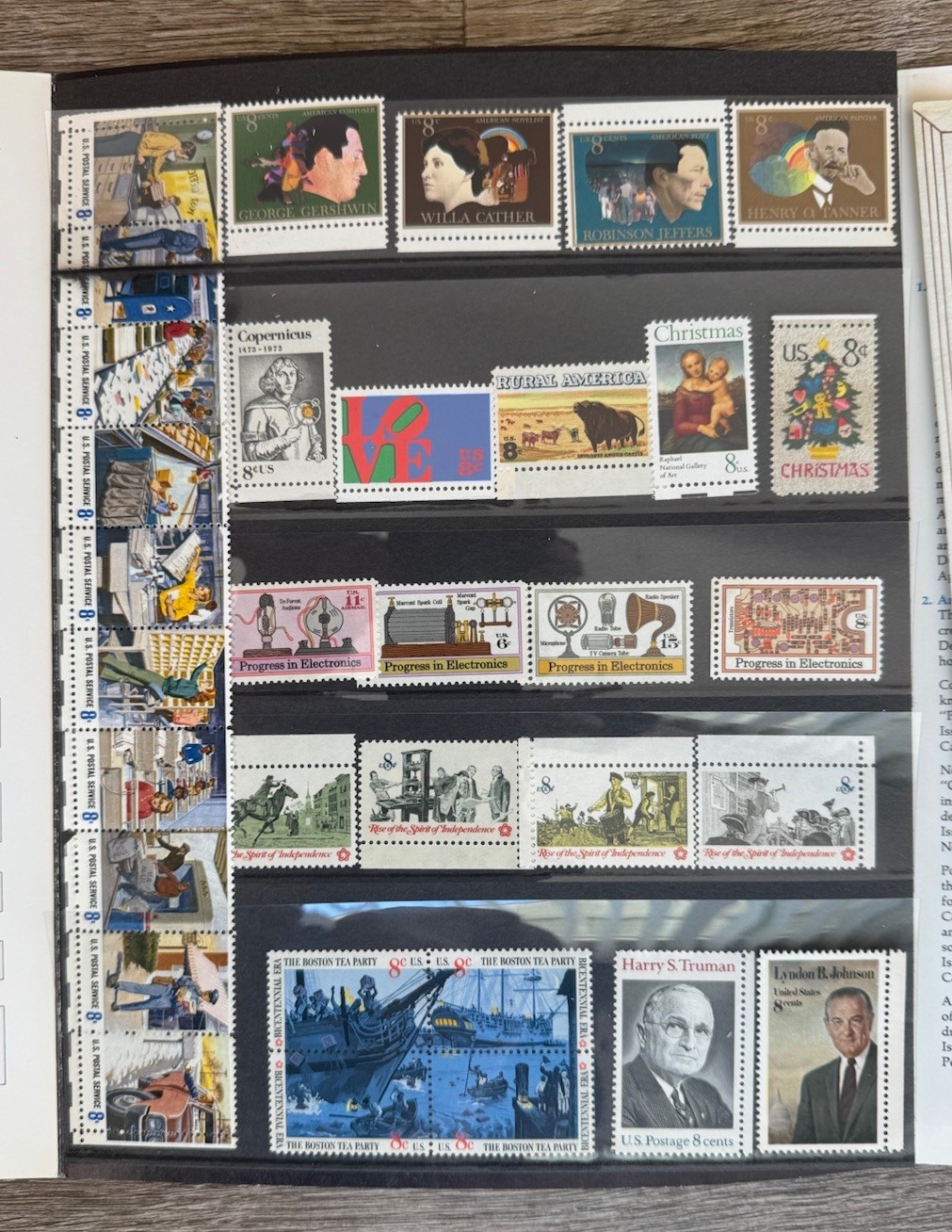 Mixed Lot Of Unused 1970’s U.S. Post Office Postage Stamps Aprox $80 Face Value￼