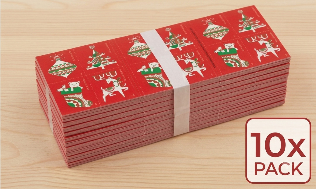 Holiday Delights 2020 USPS Forever Stamps Booklet of 20 US Postal Stamps