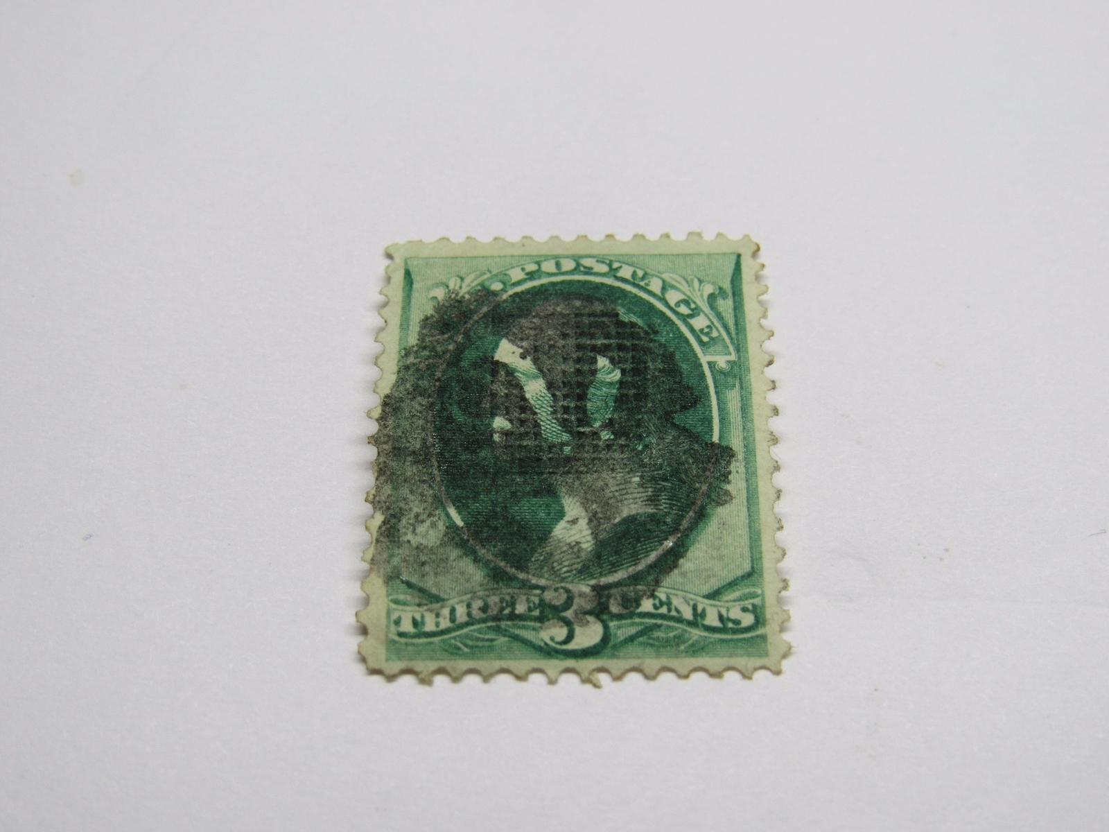 PSE Certified Stamp! 1870 U.S. POSTAGE 3¢ GR-F70, USED Stamps STP-31-IB