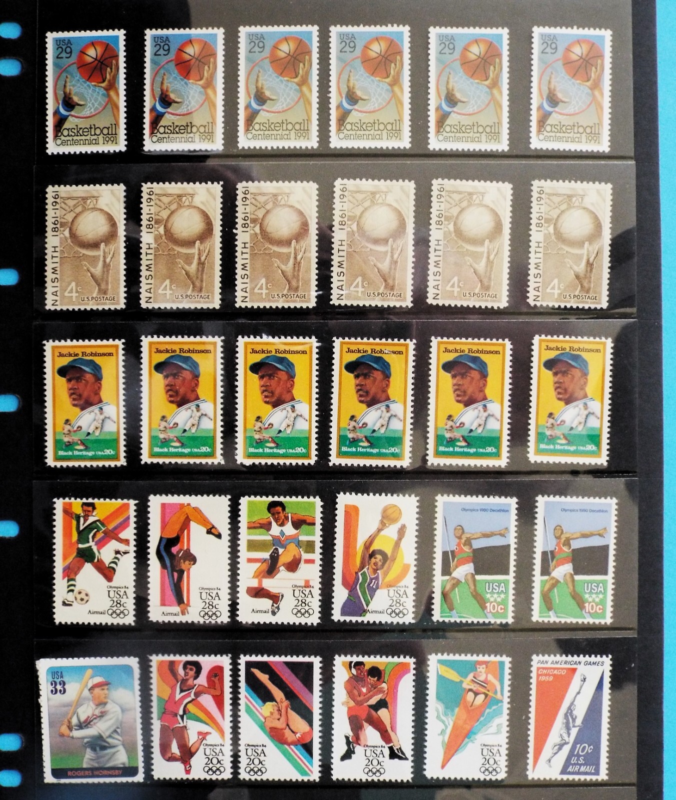 US Postage Stamps Face Value $45+ Unused Lot #72 Sheets Blocks Summer Sports