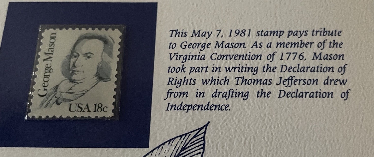 USA Stamp Series Panel The Declaration Of Independence Postal Comm Society 13