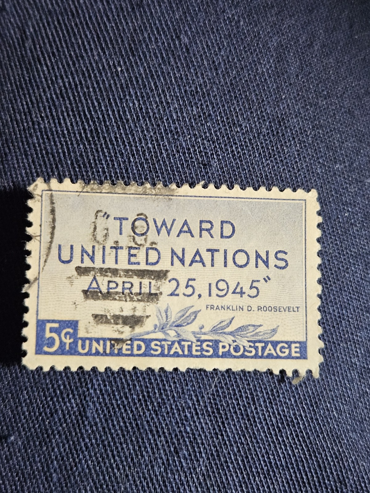 1945 Postage Stamp Scott 928 United Nations, Peace Conference 5C
