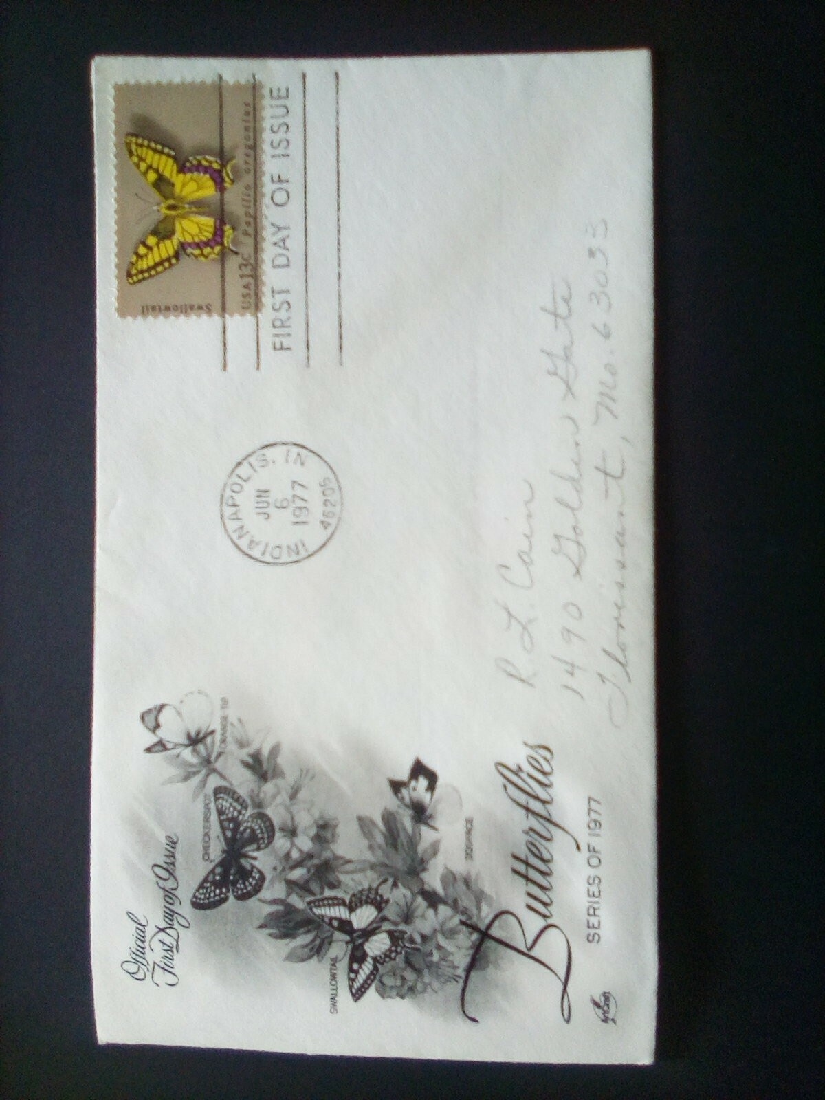 Stamps First Day Covers Butterflies