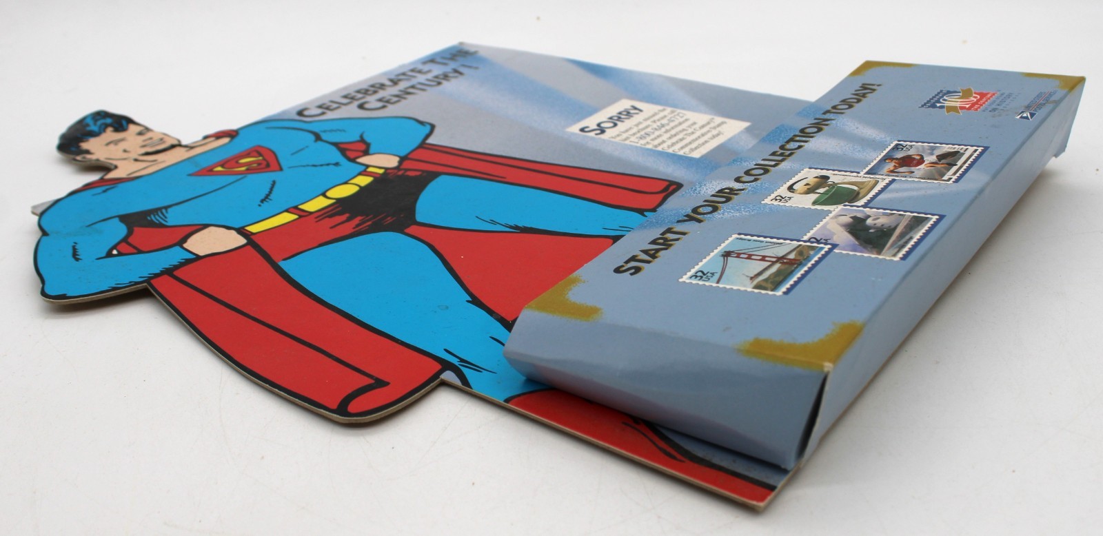 USPS Superman Countertop Stamp Display Celebrate the Century