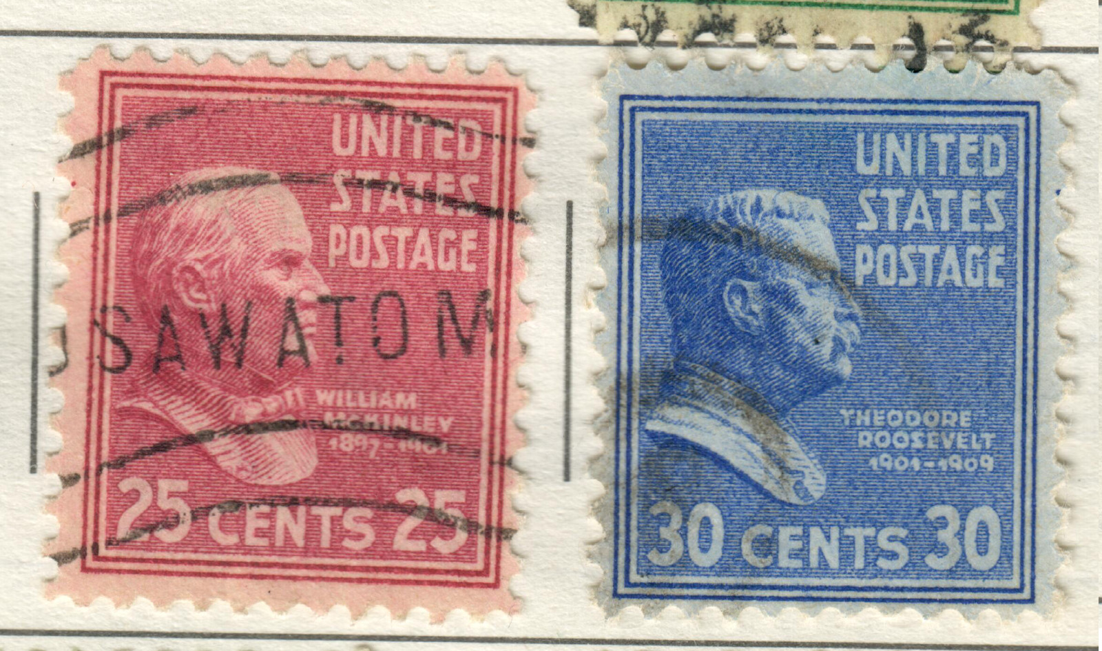 USA – 1938 -1939 Presidential issue #7