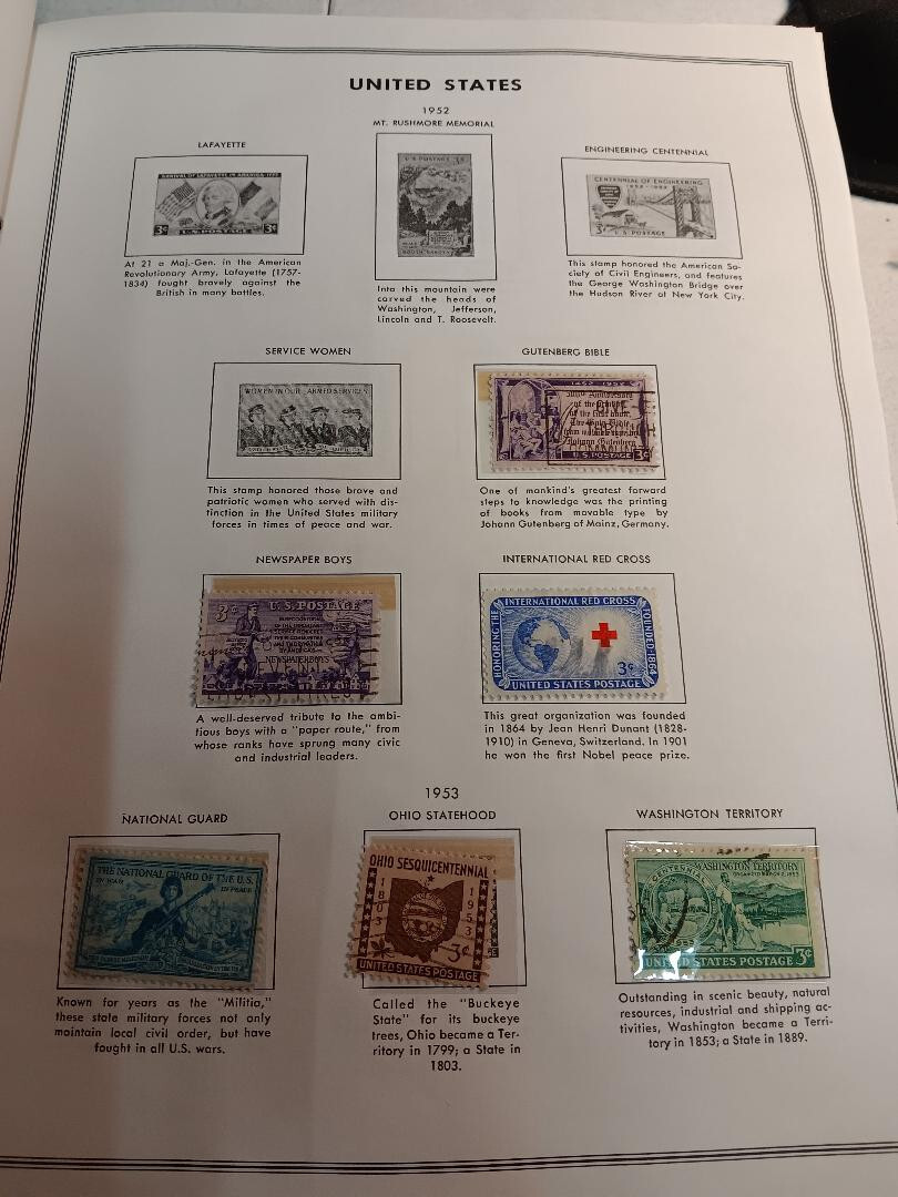 COLLECTORS BOOK OF Postage Stamps NOT 100% FULL VARIOUS OF ALL KIND 1947 AND UP