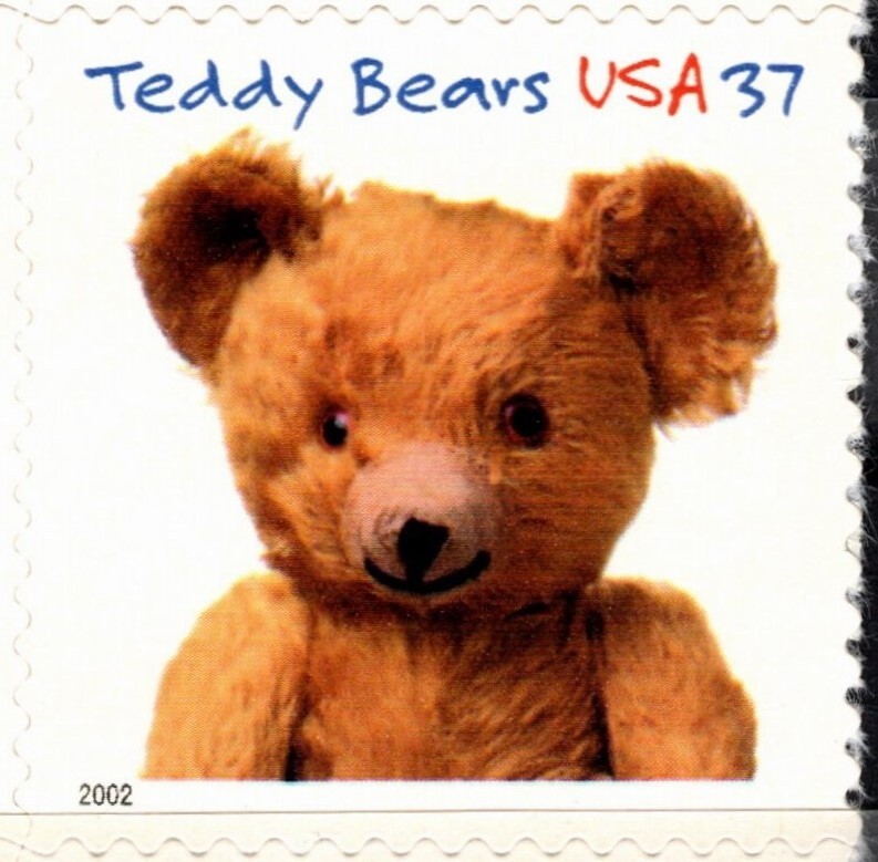USA 2002 TEDDY BEARS BLOCK OF FOUR SC 3653-3656 FOUR DESIGNS MNH