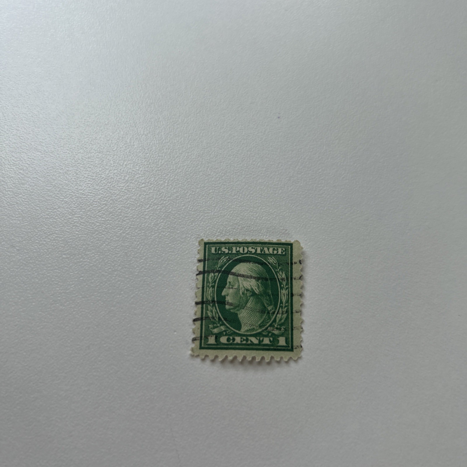 1917 Vintage George Washington 1c US Postal Stamp
