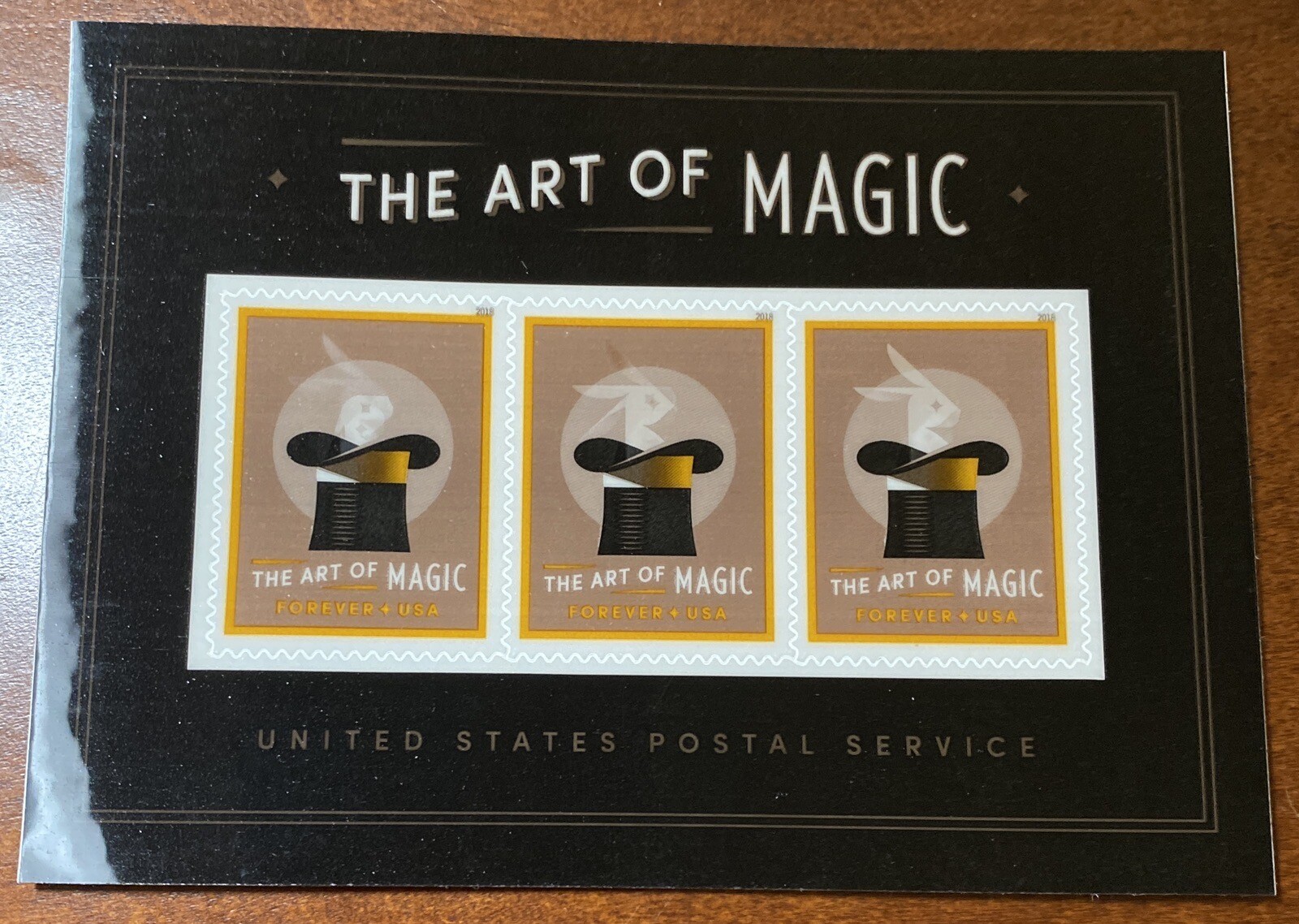 POSTAGE STAMPS, Art of Magic Hologram, Souvenir, 3 FOREVER STAMPS, MNH, SC#5306
